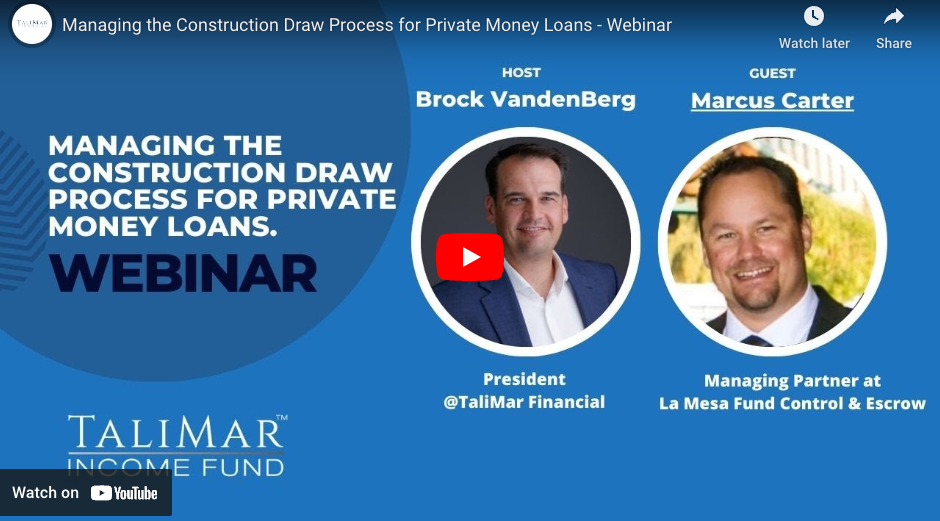 managing the construction draw process webinar
